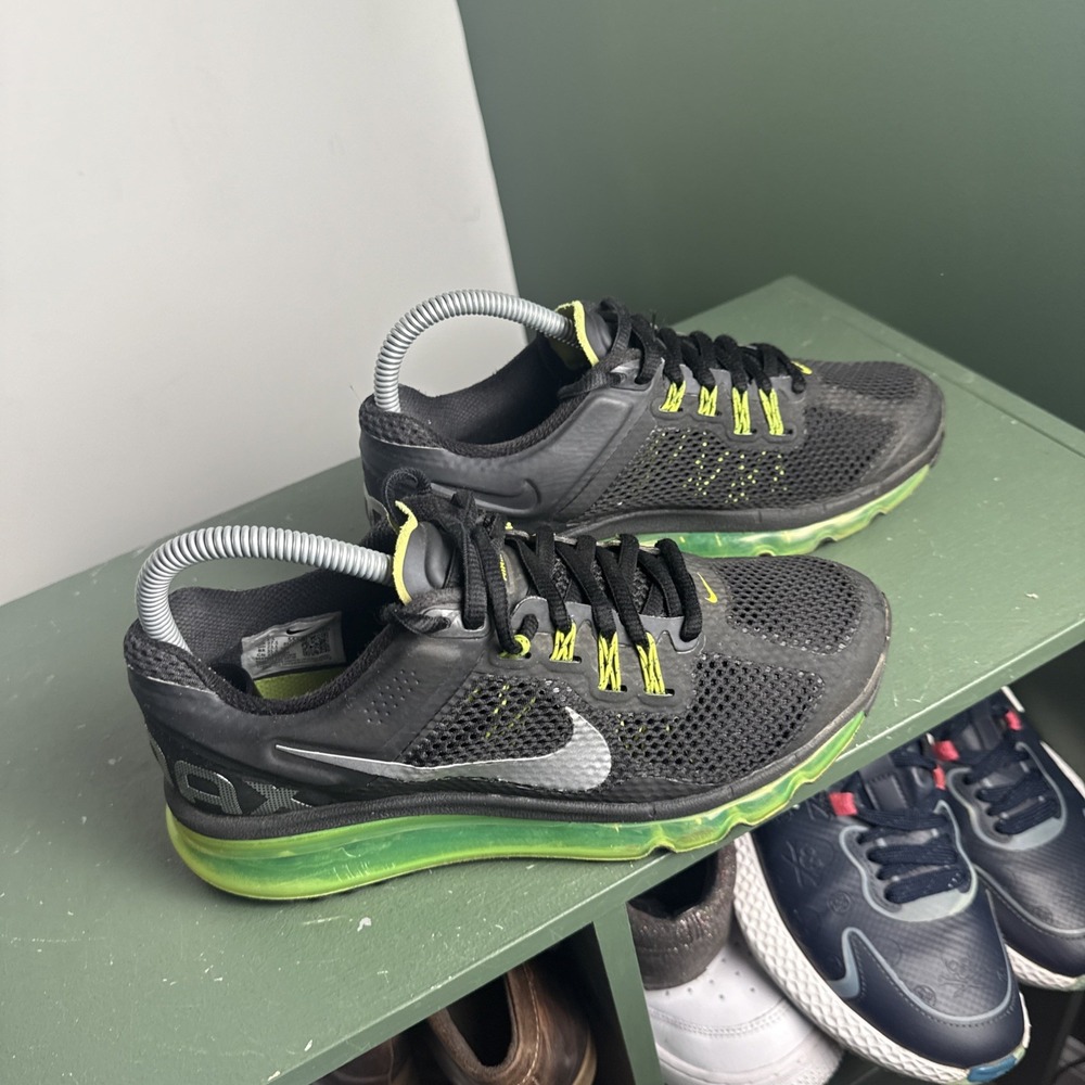 Nike Air Max 2013 GS 5Y‎ Women's 6.5 Running Black/Anthracite/Cyber 555426-004